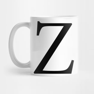 Black Z Mug